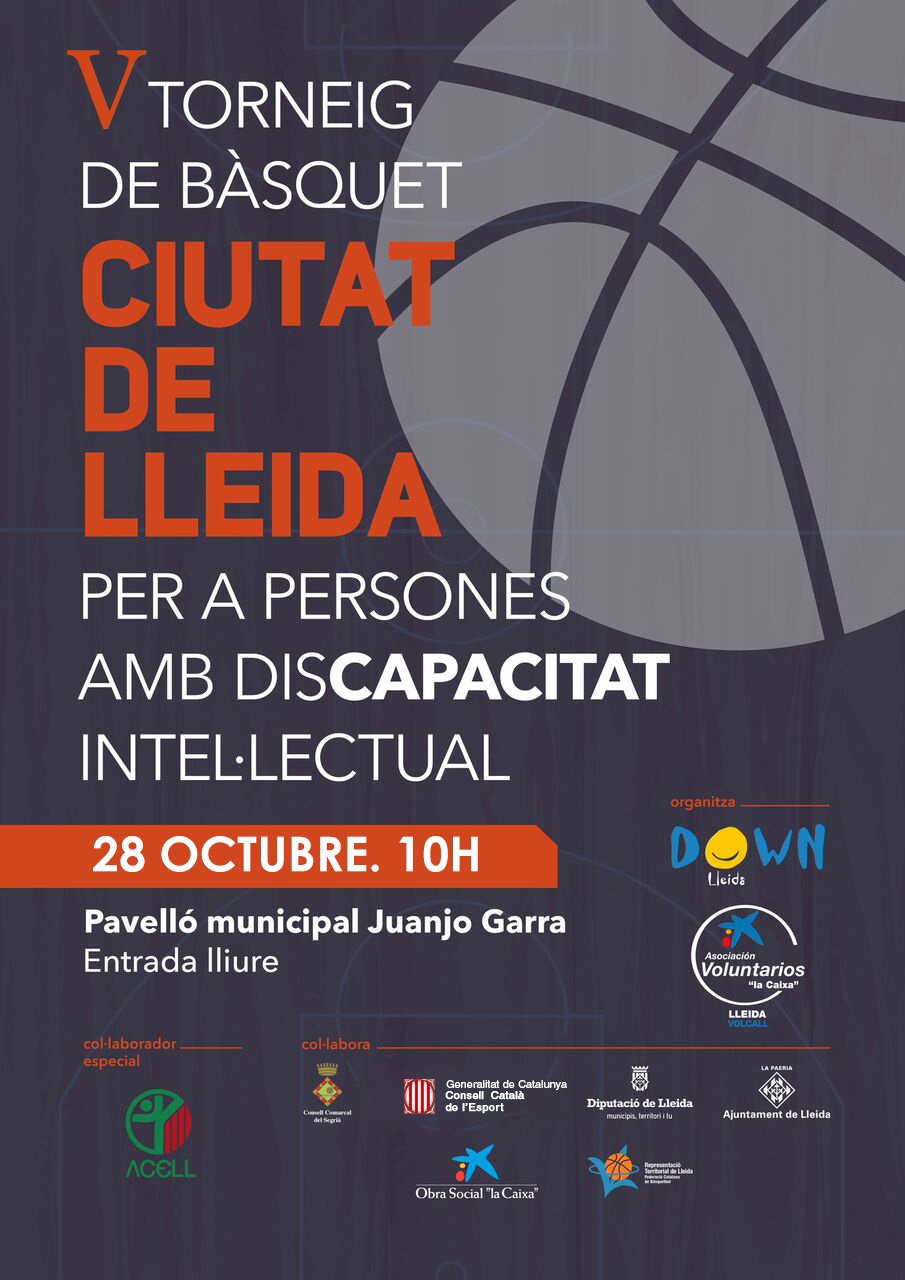 V Torneig de bàsquet Ciutat de Lleida per a persones amb discapacitat intel·lectual