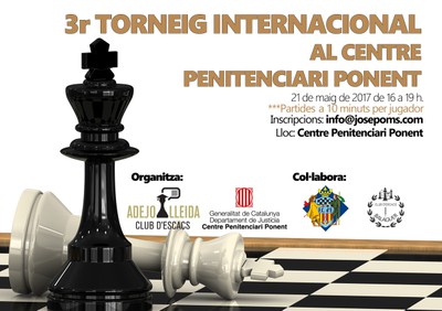 Escacs - 3r Torneig Internacional Centre Penitenciari de Ponent