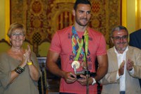 L’alcalde de Lleida felicita Saúl Craviotto, Premio Nacional del Deporte 2016