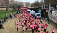 Lleida surt al carrer per solidaritzar-se en la lluita contra el càncer de mama