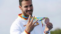 Recepció a la Paeria al doble medallista a Rio, Saúl Craviotto